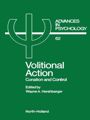 cover image of Volitional Action